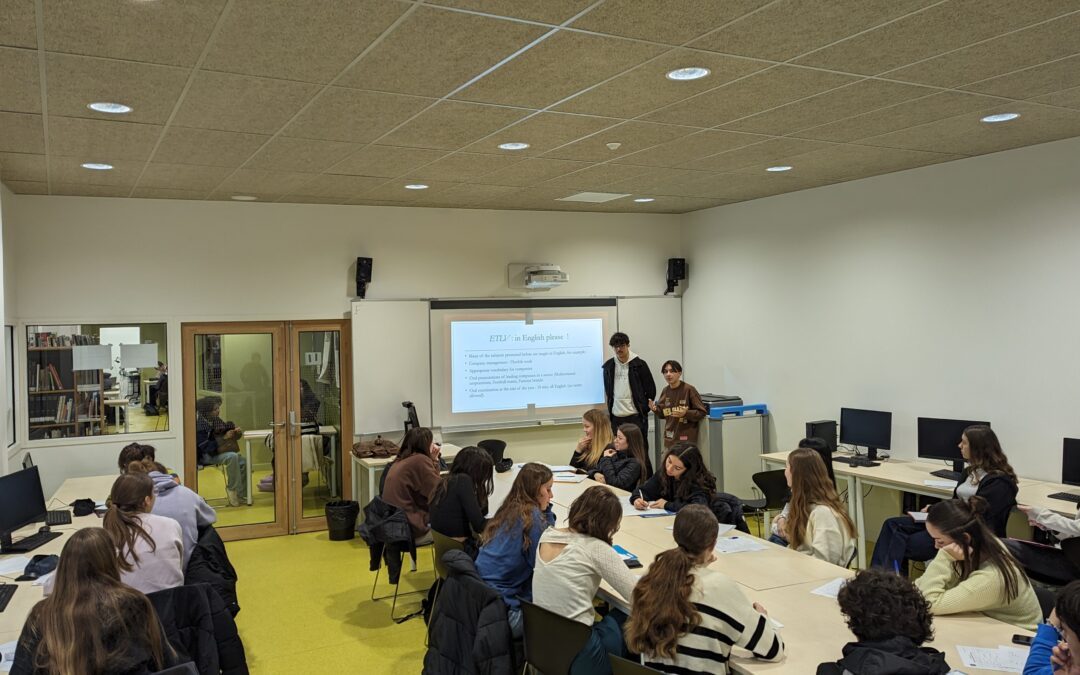 Présentation de la spécialité STMG au lycée Léonard de Vinci