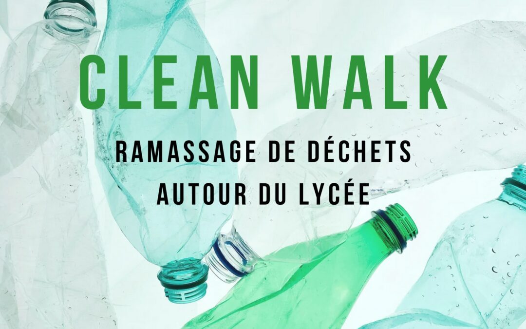 Clean Walk du 6 juin : ramassons nos déchets !