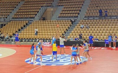 L’option basket rencontre les basketteuses de l’équipe olympique